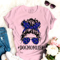 Dog T-shirt Mom Life TH