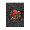 Firefighter Sherpa Blanket - Gift for Fireman