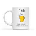 Best Gift For Dad White Mug Deal With Life's Problem