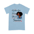 October Black Girl T shirt DL - African Girl T-shirt