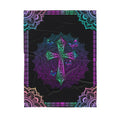 Premium Christian Jesus Cross Butterfly Blanket - Best gift for Christian - sherpa blanket TT