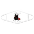 Black Cat and Yarn Love Face Mask DL