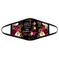 I can do all thing in Christ - Floral Pattern Face Mask DL