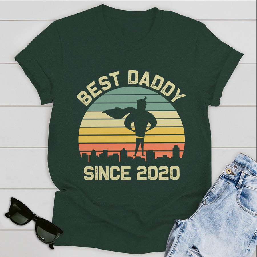 Best Daddy Since Personalized T-shirt Father's Day