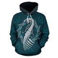 Viking hoodie Viking dragon hoodie J7 - Amaze Style™-ALL OVER PRINT HOODIES (P)