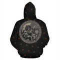 Viking Battle Of The God Odin with Fenrir Hoodie - Amaze Style™-ALL OVER PRINT HOODIES (P)