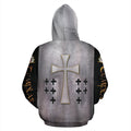 Viking Hoodie - Templar Cross K2 - Amaze Style™-Apparel