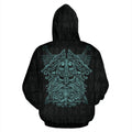 Viking Hoodie - Mighty Odin And The Compass Of Element Hoodie TH7 - Amaze Style™-ALL OVER PRINT HOODIES (P)