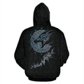 Viking Fenrir Wolf Pullover Hoodie - Amaze Style™-