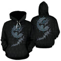 Viking Fenrir Wolf Pullover Hoodie - Amaze Style™-