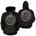 Viking Battle Of The God Odin with Fenrir Hoodie - Amaze Style™-ALL OVER PRINT HOODIES (P)