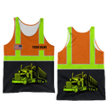 Personalized Trucker Safety 3D Printed Shirts TN