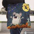 Halloween tote bags - Australia scared koala in graveyard NN9 - Amaze Style™-TOTE BAGS