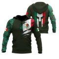 Mexico Coat Of Arm 3D All Over Printed Shirts DQB10142002