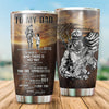 To My Dad From Son Stainless Steel Tumbler 20oz Pi28102003