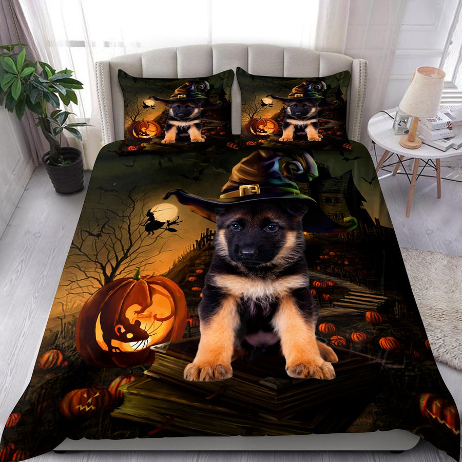 Cute German Shepherd Halloween Bedding Pi20082001