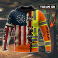 Personalized Mechanic American Flag Hoodie Shirt for Men and Women TN