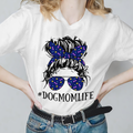 Dog T-shirt Mom Life TH