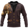 Steampunk Mechanic All Over Printed Hoodie For Men and Women TN