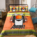 Premium All Over Printed Chainsaws And Safety Helmet Arborist Bedding Set MEI