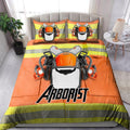 Premium All Over Printed Chainsaws And Safety Helmet Arborist Bedding Set MEI