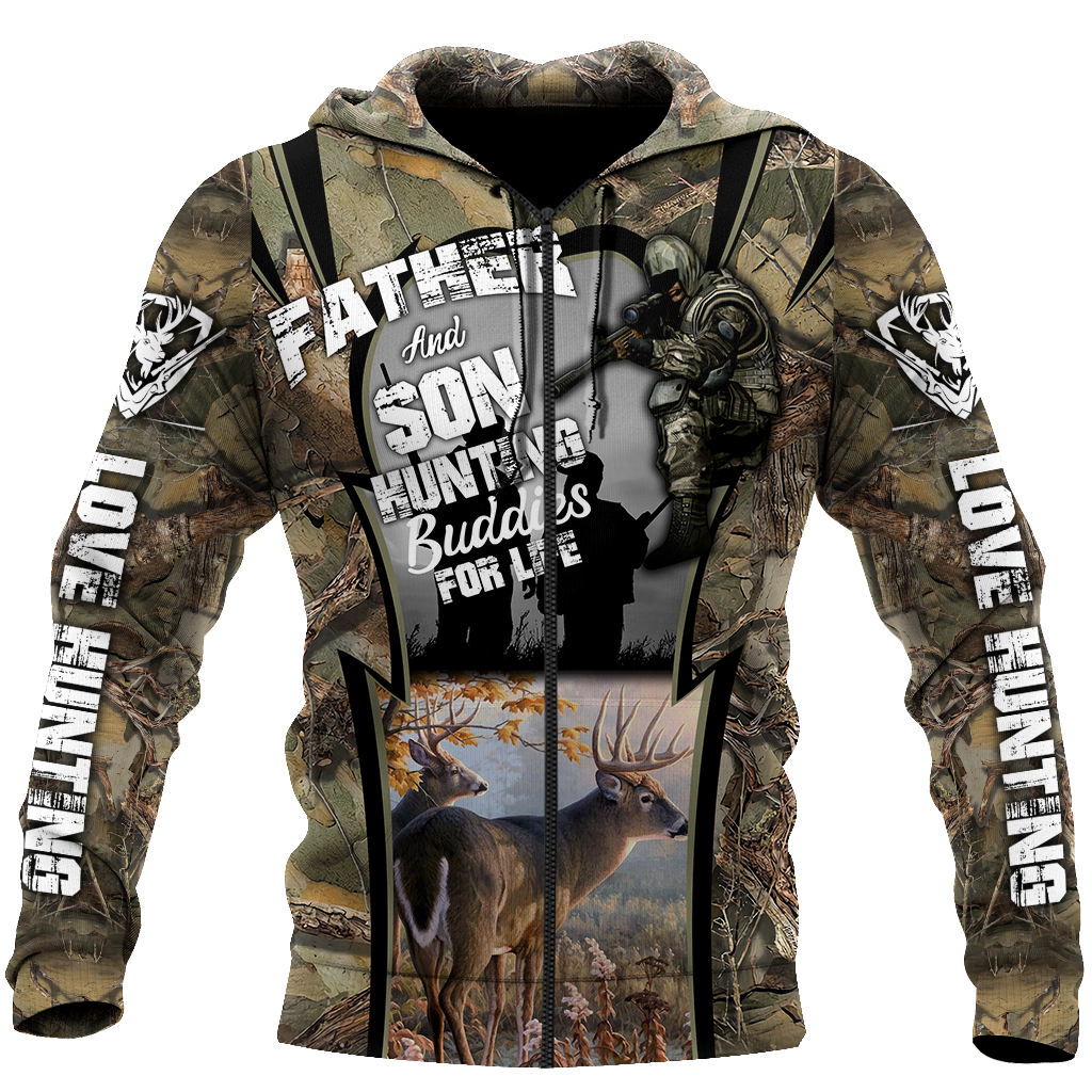Deer hunting 3d all over printed for men and women DD08212003