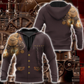 Steampunk Mechanic All Over Printed Hoodie For Men and Women TN