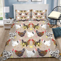 Chicken Art Bedding Set HAC110709-NM-Bedding Set-NM-Twin-Vibe Cosy™