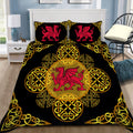 Welsh Dragon Bedding Set HAC020704-NM-Bedding Set-NM-US Twin-Vibe Cosy™