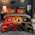 Aboriginal Kangaroo Australia Indigenous Painting Art Bedding Set