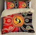 Aboriginal Kangaroo Australia Indigenous Painting Art Bedding Set