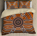 Aboriginal Bedding Set, Australia Indigenous Painting Art Bedding Set