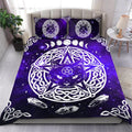 Purple Wiccan Cat Bedding Set HAC100601-NM-Bedding Set-NM-Twin-Vibe Cosy™