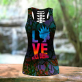 Love Black Queen African Culture Legging & Tank top ML240603-Apparel-ML-No Legging-S-Vibe Cosy™