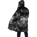 Satanic Tribal 3D All Over Printed Hooded Coat MP180303-Apparel-MP-Coat-S-Vibe Cosy™