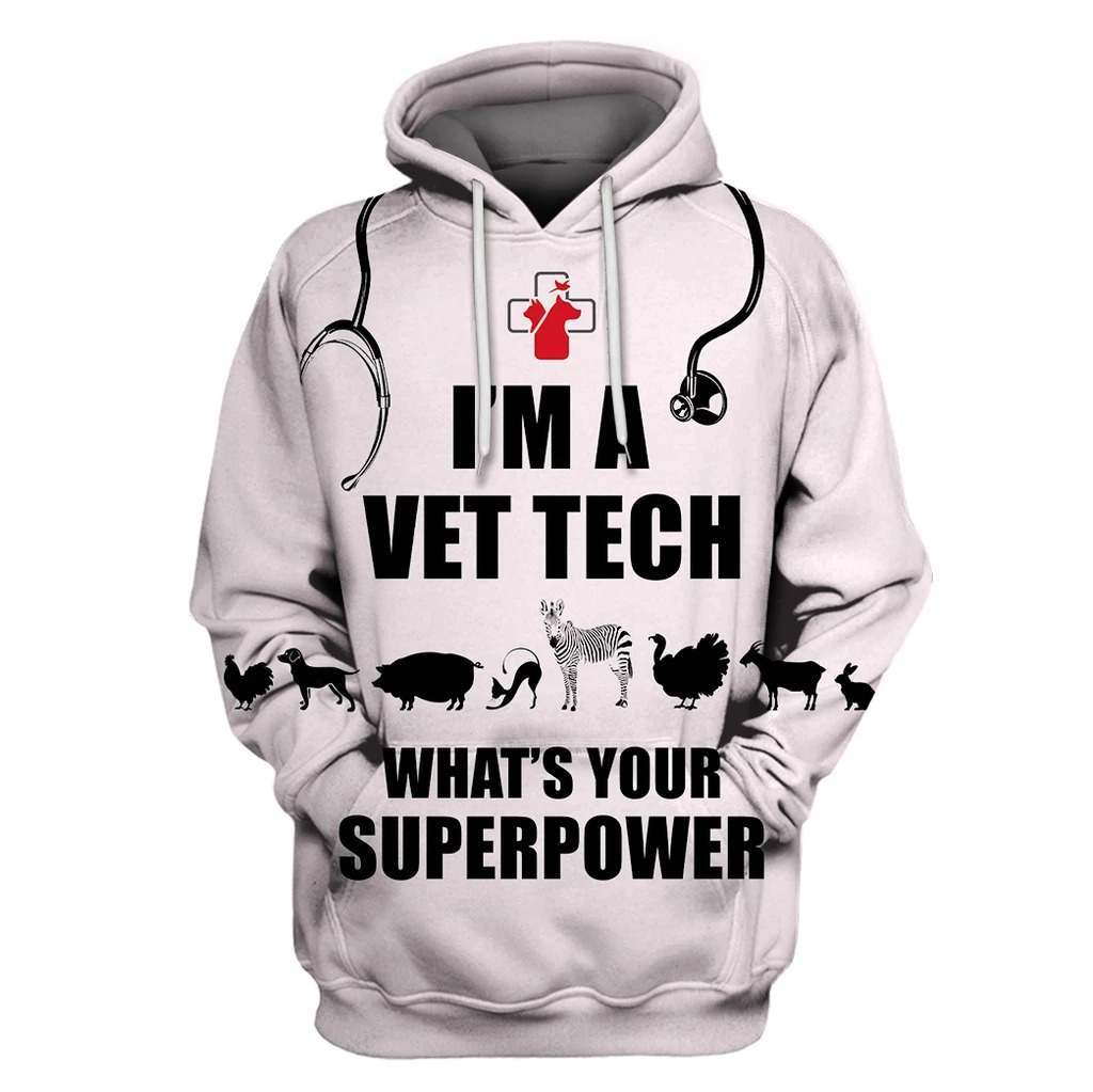 Vet Tech 3D All Over Printed Shirt Hoodie For Men And Women MP240305 - Amaze Style™-Apparel