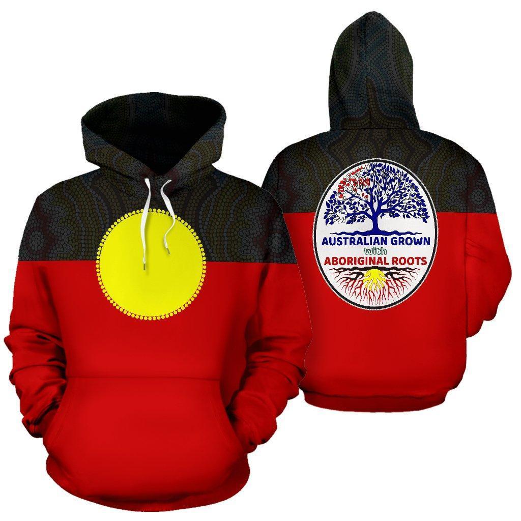 Australia Aboriginal Flag 3D All Over Printed Hoodie Shirts MP628 - Amaze Style™-Apparel
