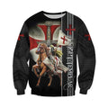 KNIGHT TEMPLAR 3D ALL OVER PRINTED SHIRTS MP922-Apparel-MP-Sweatshirts-S-Vibe Cosy™