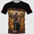 KNIGHT TEMPLAR 3D ALL OVER PRINTED SHIRTS MP935-Apparel-MP-T-Shirt-S-Vibe Cosy™