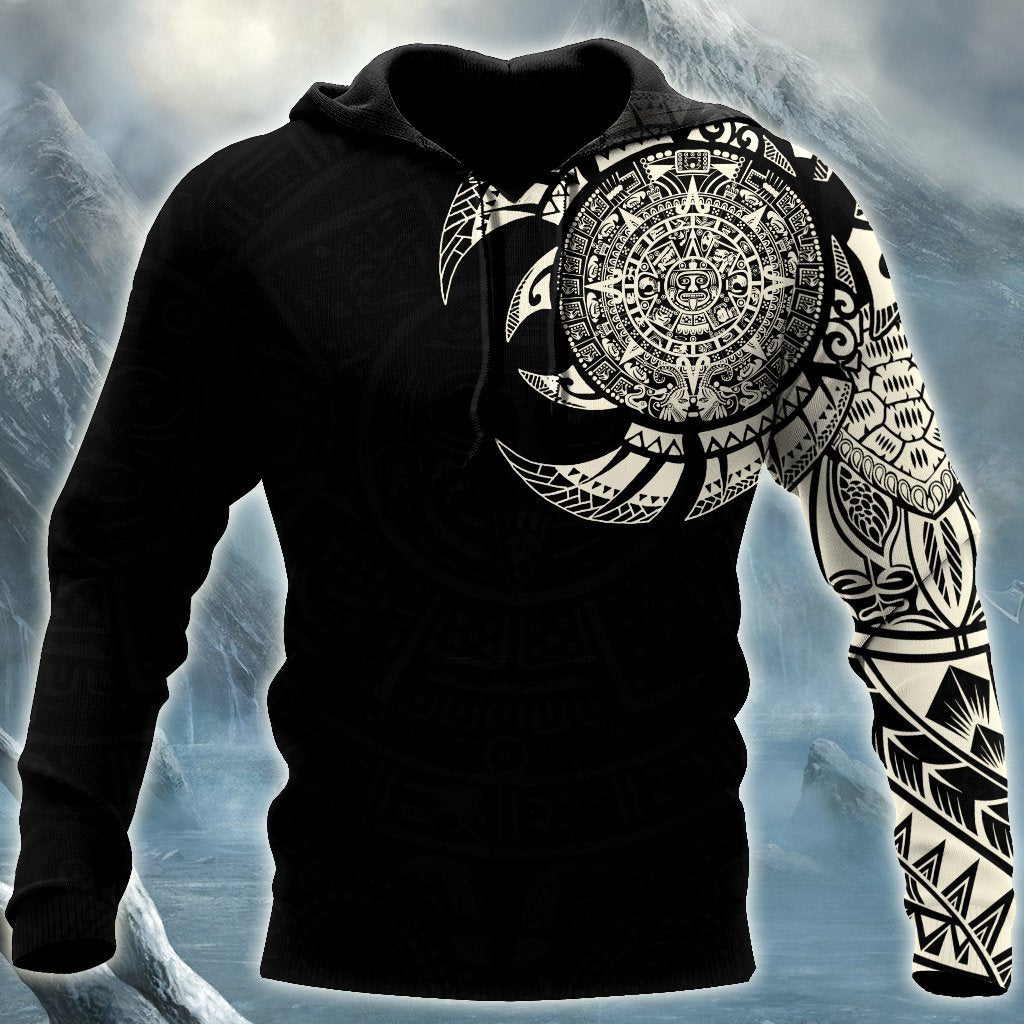 Aztec Mayan Tatoo 3D All Over Printed Shirts For Men and Women