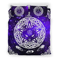 Purple Wiccan Cat Bedding Set HAC100601-NM-Bedding Set-NM-Twin-Vibe Cosy™