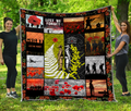 Tmarc Tee Anzac day Soldier Australia and Kiwi Soldier wattle silver fern Quilt