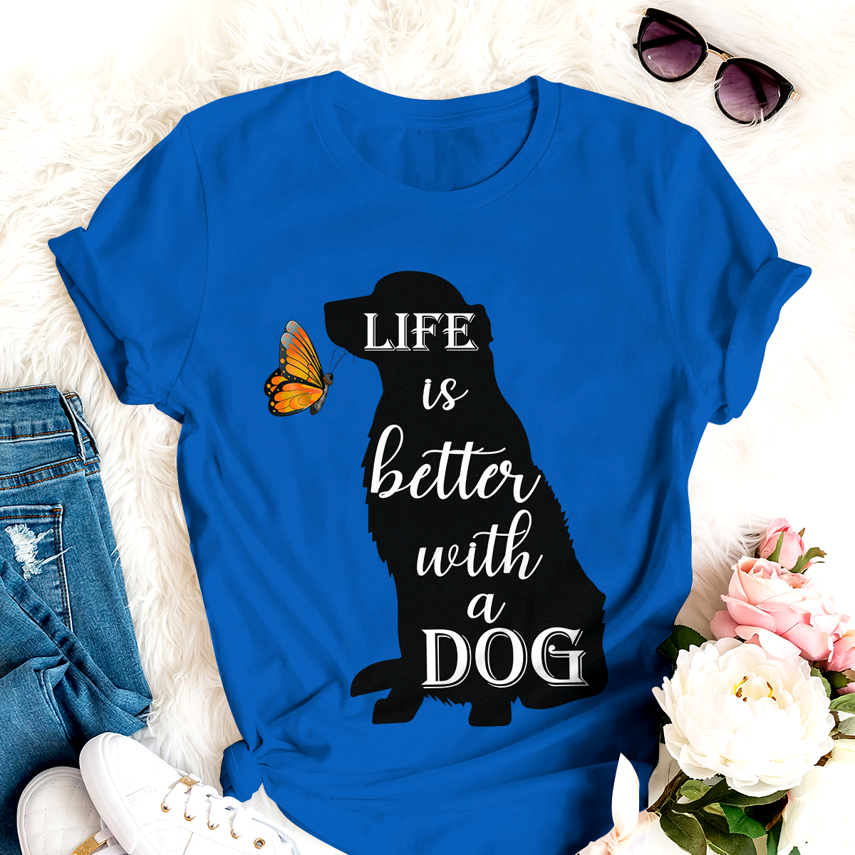Life Is Better With A Dog Personalized T-shirt Amazing Gift For Friends