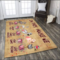 In This House Flamingos Horror Rug MH270820-MEI