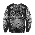 Odin Viking Tattoo Style Pullover - Amaze Style™-Apparel