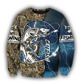Catfish fishing 3d all over printed Shirts for men and women TR170100 - Amaze Style™-Apparel