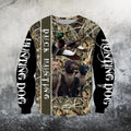 3D All Over Printed Duck Hunting Three Dog Hoodie - Amaze Style™-Apparel
