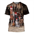 3D All Over Printed Christmas Family Farm Shirt-Apparel-6teenth World-T-Shirt-S-Vibe Cosy™