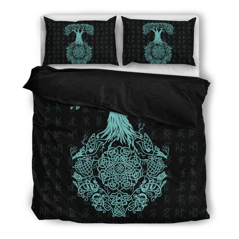 Viking bedding sets-  Tree of life with runes  NN8 - Amaze Style™-BEDDING SETS