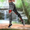 Polynesian Samoa Tattoo Legging & Tank top-ML-Apparel-ML-S-No Tank-Vibe Cosy™